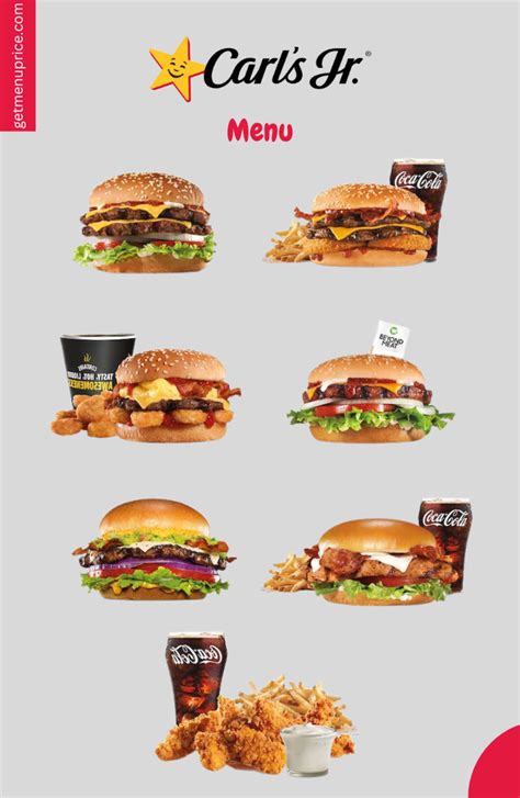 arls jr menu|carl's jr menu with prices.